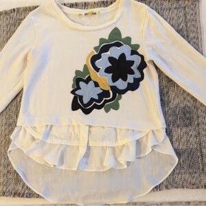 The Yellow Button Floral Long Sleeve